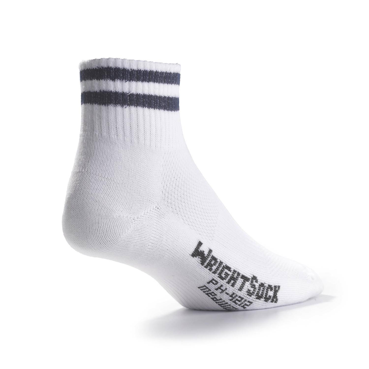 Wrightsock Cushioned DLX White Ankle - Medium