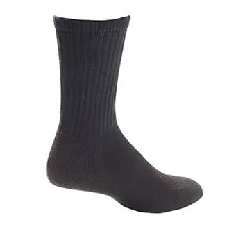 Pro Feet Postal Approved Crew Socks Black (CREW)