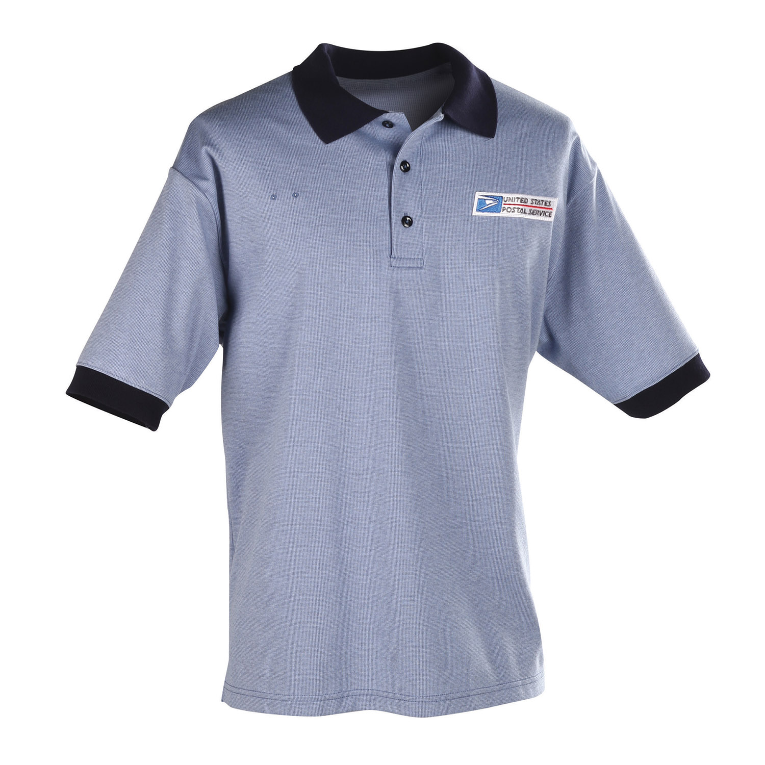 Postal Uniform Shirt Mens Polo Short Sleeve for Window Clerk